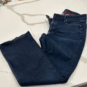 White House Black Market Dark Blue Boot Cut Jeans